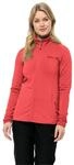 Jack Wolfskin Damen Baiselberg Fz W Fleece-Jacke, Vibrant Red, L EU