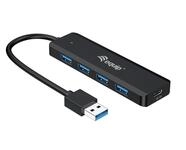 Equip 128959 4-Port-USB-3.2 Gen 1-Hub und Adapter f&uuml;r USB-C