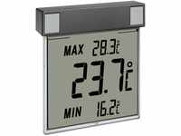 TFA Dostmann Digitales Fenster Thermometer, 30.1025.10, zur Ermittlung der