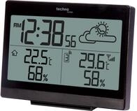 technoline WS 9252 Funk Wetterstation mit Au&szlig;ensensor | DCF Funkuhr | Innen &