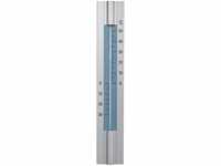 TFA Dostmann Analoges Innen-Außen-Thermometer, 12.2045, aus Aluminum, Silber,...