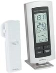 Technoline WS 9140 Funk Wetterstation mit Au&szlig;ensensor | DCF Funkuhr mit Alarm &