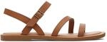 TOMS Damen Sandalen - Komfortable Leder- und Synthetik-Sandalen mit OrthoLite,