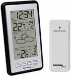 Technoline WS 9130 Wetterstation Funk mit Au&szlig;ensensor, Innen- und Au&szlig;entemperatur,
