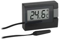 TFA Dostmann Digitales Thermometer, inkl wasserdichter Temperaturf&uuml;hler, klein,