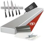 Moritz & Moritz Magnetleiste Messer selbstklebend 40cm - Messer Magnetleiste zum