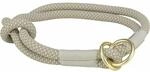 Trixie Hundehalsband, weich, halbrutschig, Grau/Hellgrau