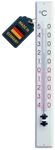 TFA Dostmann Analoges Innen-Au&szlig;en-Thermometer, aus Metall, Innen- und