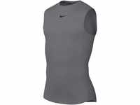 Nike FB7914-084 M NP DF TOP SL Tight Sweatshirt Herren Smoke Grey/Black Größe...
