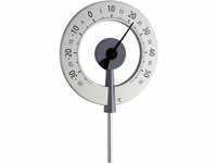 TFA Dostmann Lollipop analoges Design-Gartenthermometer, 12.2055.10, wetterfest, mit