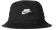 Nike FB5381-010 U NK APEX Bucket SQ FUT WSH L Hat Unisex Adult Black/White...