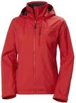Helly Hansen Women's W Crew Hooded Jacket 2.0, Red, L