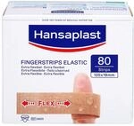 Hansaplast Elastic Fingerstrips Pflaster (80 Strips), extra lange Wundpflaster