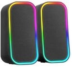 Mars Gaming MS-OM, 20W Gaming-Lautsprecher mit Dynamischer RGB-Beleuchtung,...