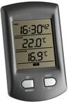 TFA Dostmann Ratio Funk-Thermometer, Au&szlig;entemperatur, Innentemperatur, Uhrzeit und