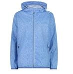 CMP Damen Regen Jacke Mit Feste Kapuze Regenjacke Damen,Sky,40