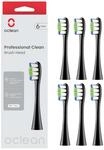 Oclean B&uuml;rstenk&ouml;pfe Professional 6 St&uuml;ck, DuPont-Borsten Zahnb&uuml;rstenkopf mit