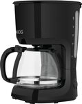 ECG KP 2116 Easy,Drip-brew coffee machine, 1,25 litre water tank capacity, Schwarz ECG KP 2116 Easy,Drip-brew coffee machine, 1,25 litre water tank capacity, Schwarz