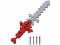 Nerf Minecraft Heartstealer Schwert, 4 Nerf Elite Darts aus Schaumstoff,...