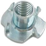 PARCO Einschlagmuttern M5x8mm, verzinkt, 100 St&uuml;ck Einschraubmuttern,