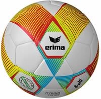 Erima Unisex Jugend HYBRID LITE 350 Fu&szlig;ball (7192406), rot/Curacao, 4