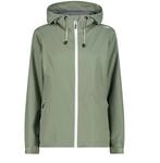 CMP Damen Feste Kapuze Rei&szlig;feste Regenjacke, Salbeigr&uuml;n, 50