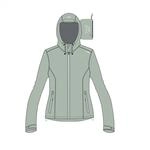CMP Damen Giacca Pioggia In Poliestere Antistrappo Da Donna Regenjacke, Jade, XXS EU