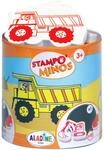 Stempelset Minos Baustelle, inkl. 10 Stempel und 1 Stempelkissen, kreativer