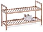 Zeller 13560 Schuhregal, Bamboo, L 70 x B 26 x H 40 cm