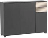 Schildmeyer Alexa Schuhschrank 701940, Schwarzmatt/Akustikpaneel Optik, 141,9 x...
