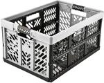 keeeper 4x Stabile Profi-Klappboxen mit Soft-Touch Griffen, 54 x 37 x 28 cm, 45 l,