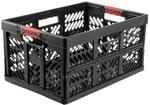 keeeper 4x Stabile Profi-Klappboxen mit Soft-Touch Griffen, 54 x 37 x 28 cm, 45 l,