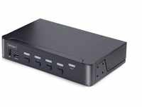 StarTech.com 4-Port 8K KVM-Switch DisplayPort 1.4, 8K 60Hz / 4K 144Hz, DP 1.4,...
