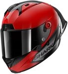 SHARK, Integraler Motorradhelm Aeron-GP BLANK SP Carbon Red Anthracite DRA, M
