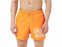 Calvin Klein Herren Badehose Medium Drawstring Lang, Orange (Sun Kissed Orange), S