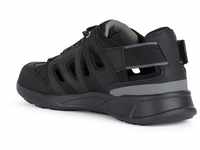 Geox U SANZIO D Sport Sandal, Black, 40 EU