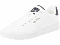 Tommy Hilfiger Herren Cupsole Sneaker Schuhe, Weiß (White), 42