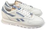 Reebok Unisex Classic Leather Sneaker,Chalk Vinblu Bon,40.5 EU