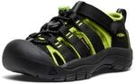 KEEN Unisex Kinder NEWPORT H2 SCHWARZ/LIMONENGR&Uuml;N Sandale 39
