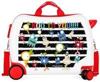 Movom Happy Time Kinder-Koffer Mehrfarbig 50x38x20 cms Hartschalen ABS