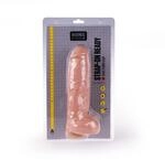 Hung System Dildo" Zac L" 25,5x7,0cm, mit Saugfu&szlig;, (Flesh)