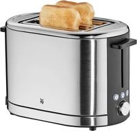WMF Lono Toaster 2 Scheiben Edelstahl, Doppelschlitz Toaster f&uuml;r gro&szlig;e