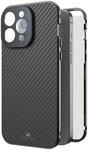Black Rock H&uuml;lle f&uuml;r iPhone 15 Pro Max (Carbon Beschichtung, Kameraschutz,