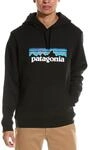 Patagonia Unisex P-6 Logo Uprisal Hoody Pullover, Schwarz, XS