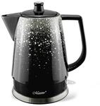 Feel Maestro Wasserkocher MR-074 Schwarz Silber Keramik 1500 W 1,5 l