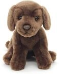 Uni-Toys - Labrador Welpe (braun), ohne Leine - 23 cm (H&ouml;he) - Pl&uuml;sch-Hund -