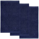 m&ouml;ve Superwuschel G&auml;stetuch 30 x 50 cm aus 100% Baumwolle, deep sea 3er Set