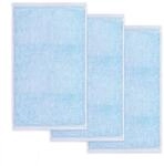 m&ouml;ve Superwuschel G&auml;stetuch 30 x 50 cm aus 100% Baumwolle, aquamarine 3er Set