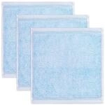 m&ouml;ve Superwuschel Seiftuch 30 x 30 cm aus 100% Baumwolle, aquamarine 3er Set