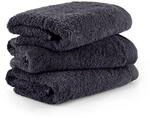 M&ouml;ve Superwuschel Handtuch-Set, Made in Germany, 100% Baumwolle, Dark Grey, 3